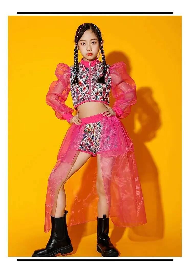 Street Fashion Online - ジャズ衣装スパンコールダンス女性パフォーマンス衣装ファッションモデルキャットウォークファッション衣装オンラインレッド写真撮影ストリートファッション