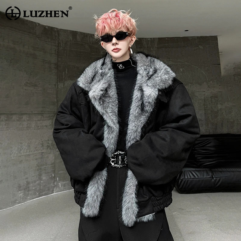 Street Fashion In Chinese - LUZHEN 2025 冬新作 高品質 厚手 暖かい