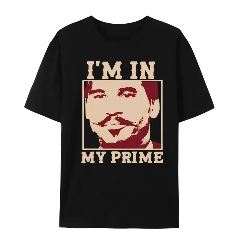 Street Fashion For Boy - [180g プレミアムヴィンテージプリントTシャツ] ドック・ホリデー -I'M In My