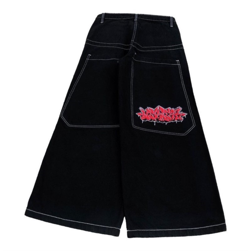 Street Fashion Jeans Women - アメリカンファッションヒップホップ特大ルーズジーンズ女性ストリート Y2K 新しいワイドレッグパンツユニセックスジーンズ原宿 Y2K パンク