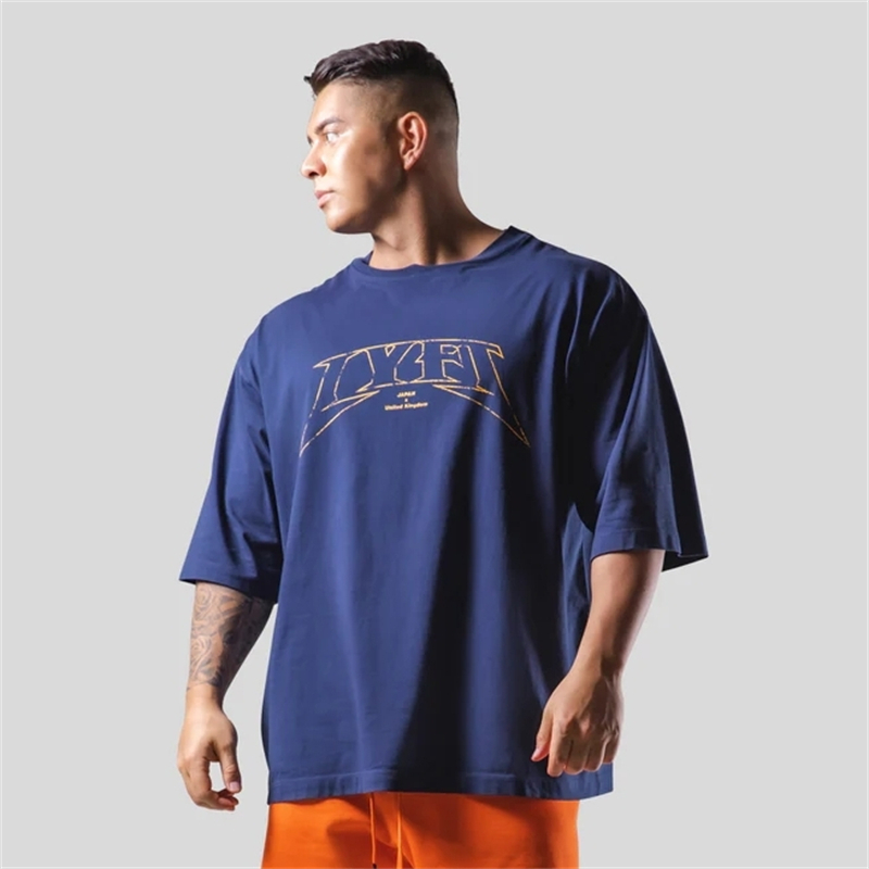 LYFT 特大トレーニングメンズ Tシャツデザインレタープリ - Street Fashion Shanghai のレビューと価格