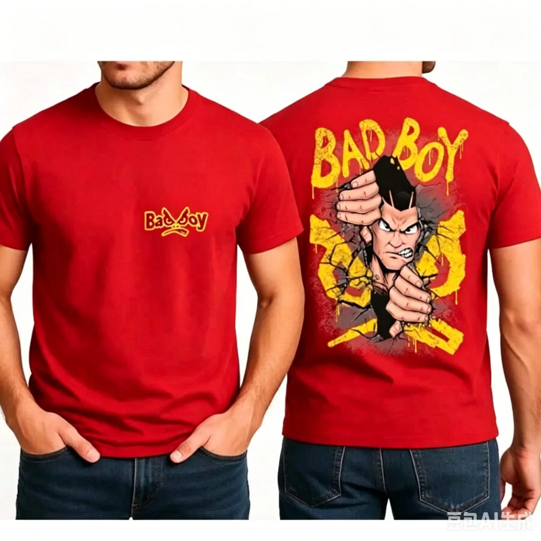 ファッション BAD BOY クラック突破漫画グラフィックプ - Street Fashion For Boy のレビューと価格
