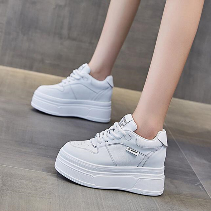 9 センチメートル本革新ブランドデザイナー夏秋プラットフォー - Chunky Sneaker Platform のレビューと価格