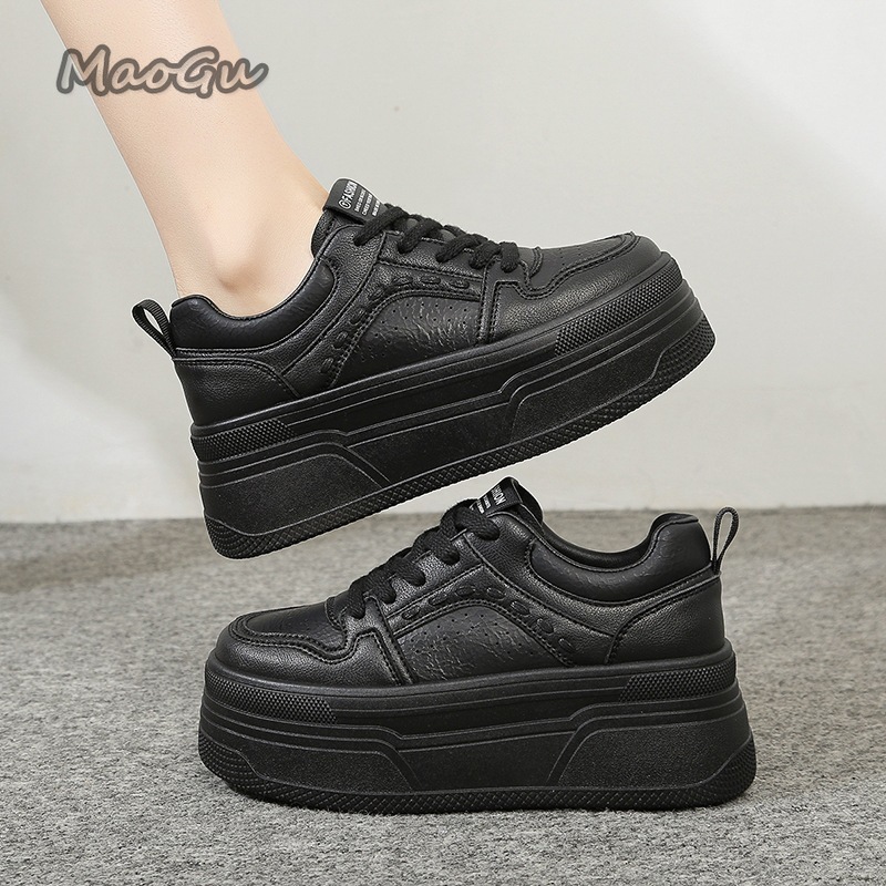 身長を伸ばすプラットフォーム ホワイトスニーカー 女性用 レ - Chunky Sneaker Platform のレビューと価格