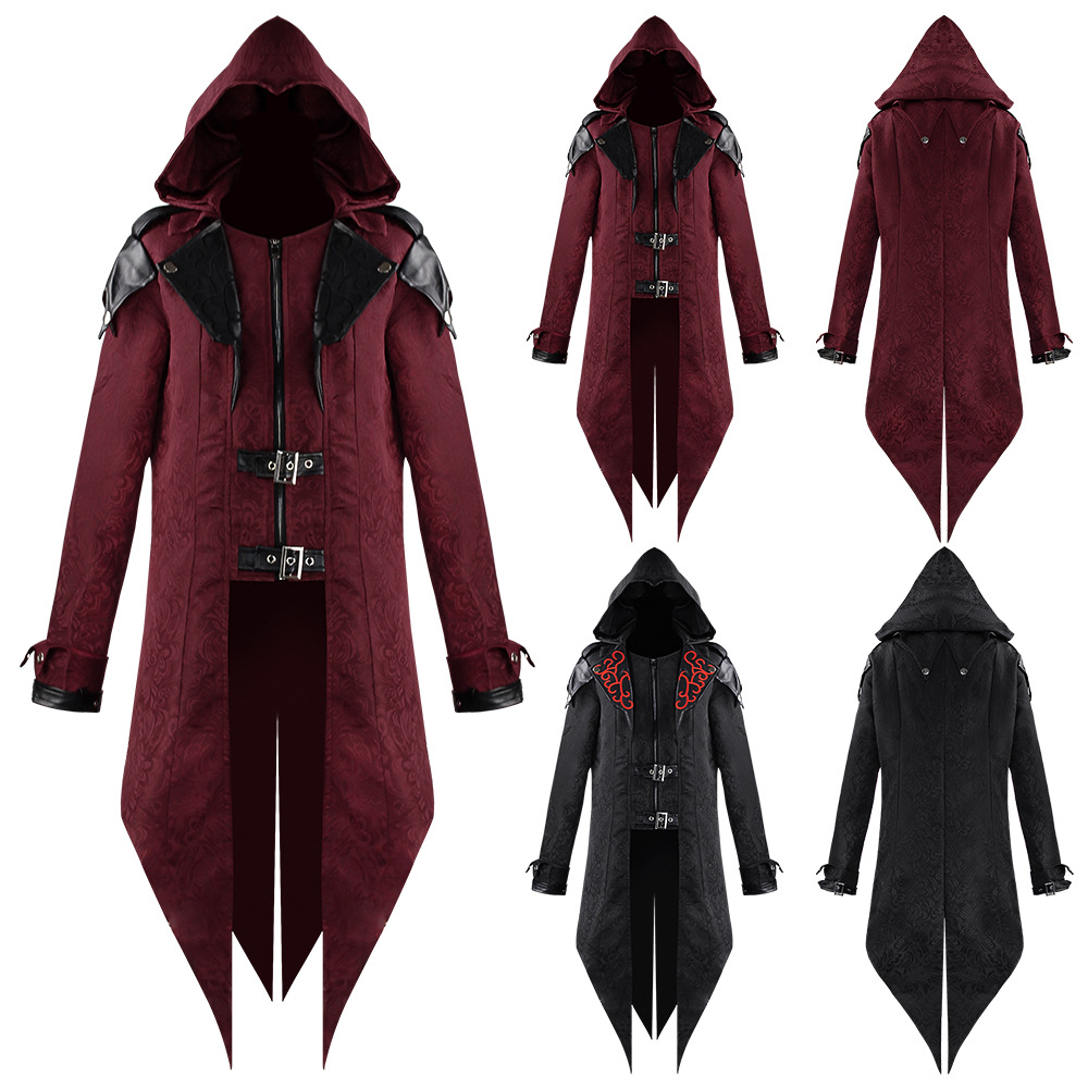 アサシンコスプレ フード付きジャケット 2色展開 中世風スト - Street Fashion Europe のレビューと価格