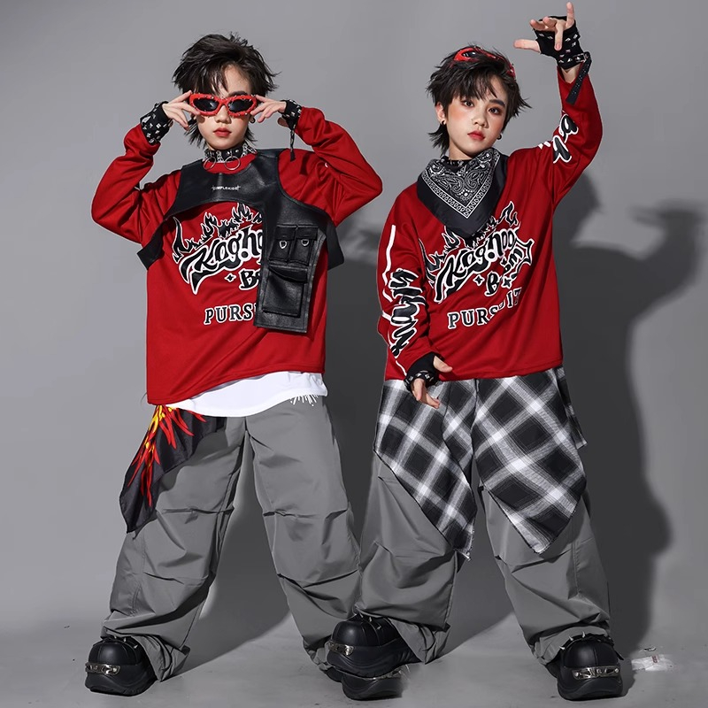 ボーイズ K-POP スウェットシャツ ファッションベスト  - Street Fashion For Boy のレビューと価格