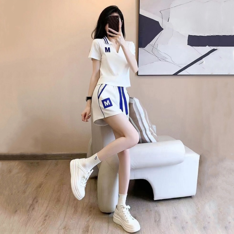 夏のファッションストリートスタイルスポーツウェアセット レデ - Street Fashion Online のレビューと価格