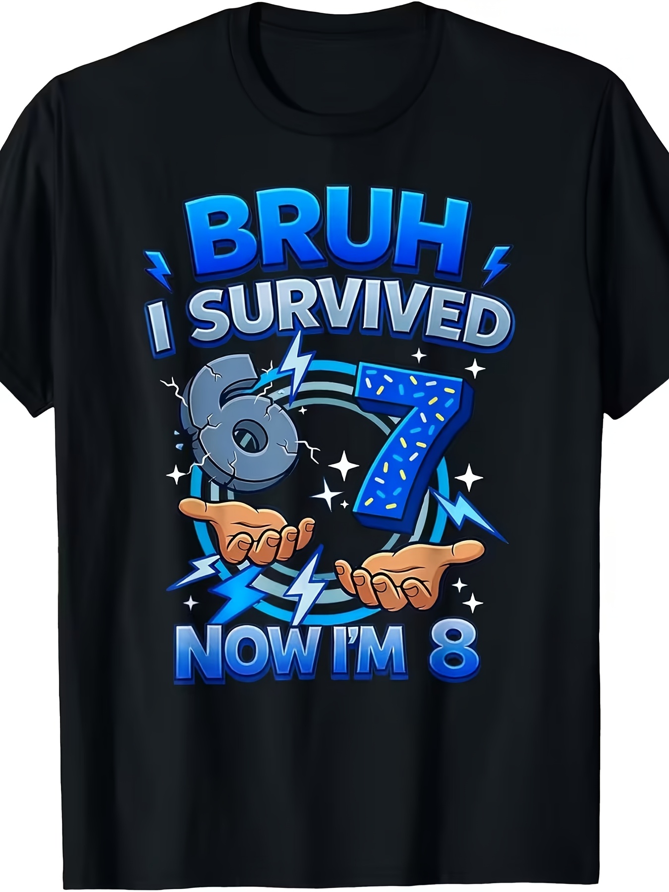 8歳の誕生日Tシャツ 男の子用 ナンバー6 7 今、私は8歳 - Street Fashion Now のレビューと価格