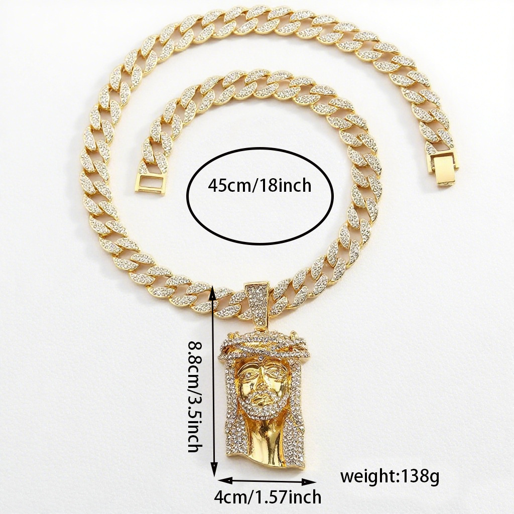 メンズ・レディース向けヒップホップペンダントネックレス、アイ - Fashion Street Singapore のレビューと価格