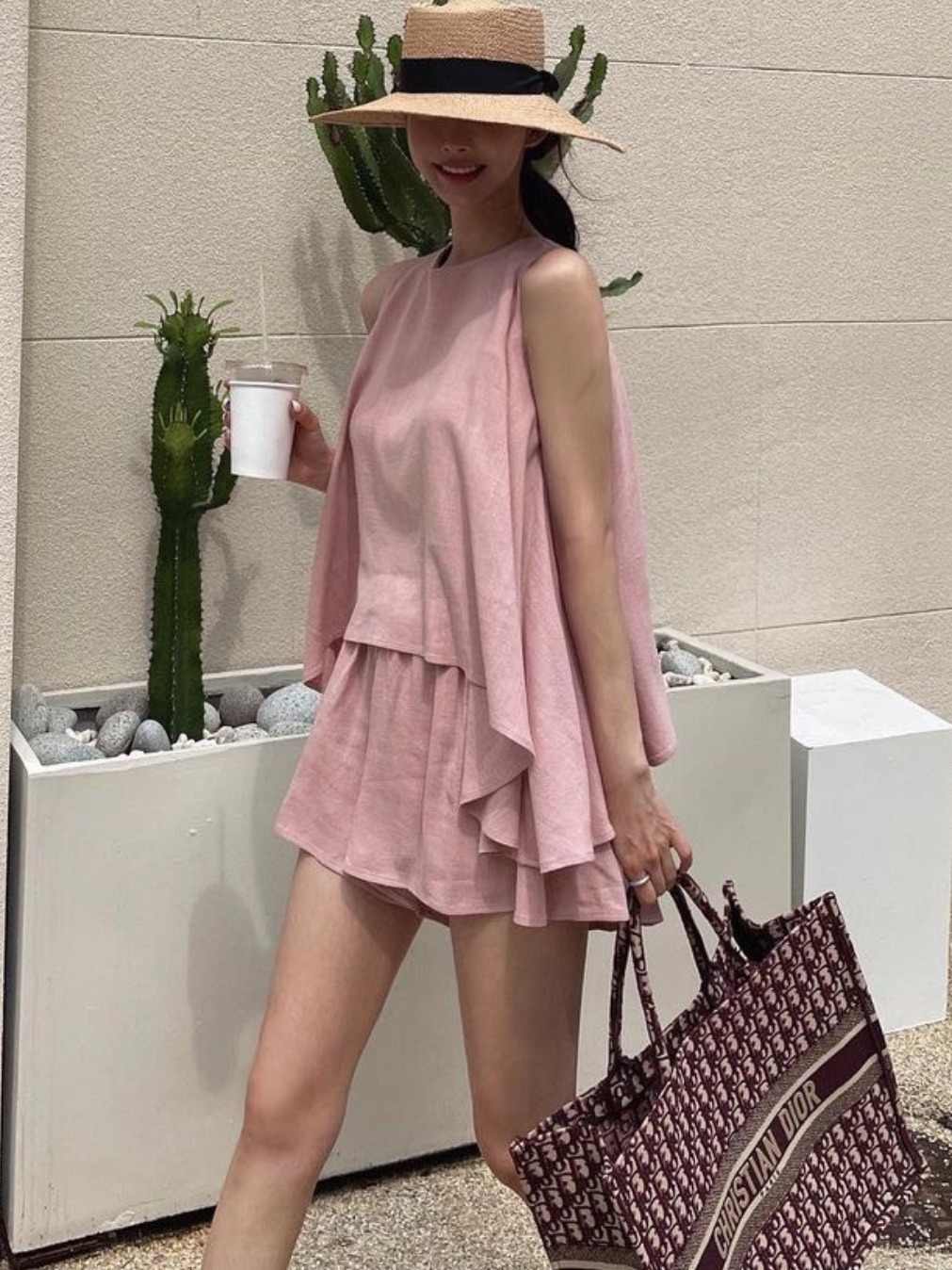 おしゃれなノースリーブワイドヘムベストとレディースゴムウエス - Street Fashion Now のレビューと価格