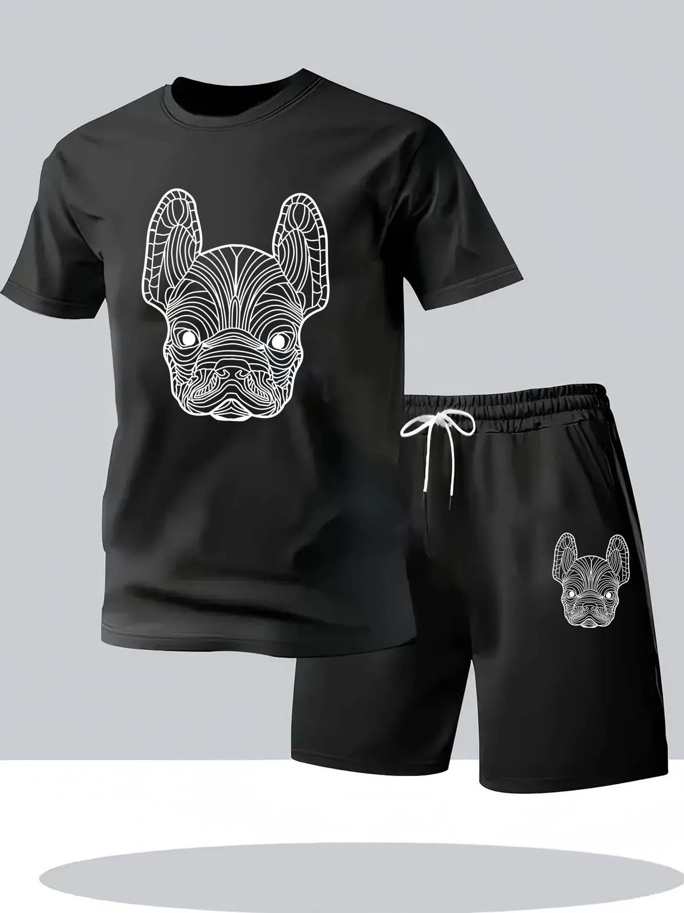 夏のメンズ速乾カジュアル半袖Tシャツとショートパンツセットシ - Street Summer Fashion のレビューと価格