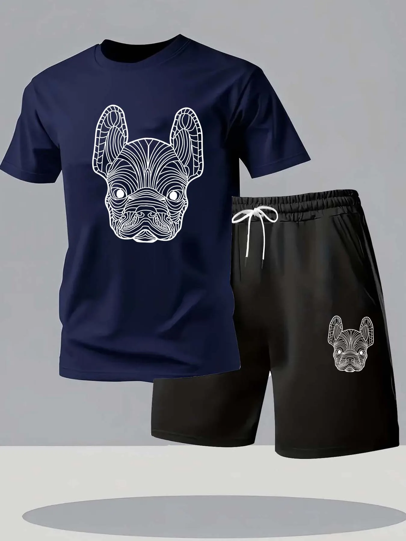 夏のメンズ速乾カジュアル半袖Tシャツとショートパンツセットシ - Street Summer Fashion のレビューと価格