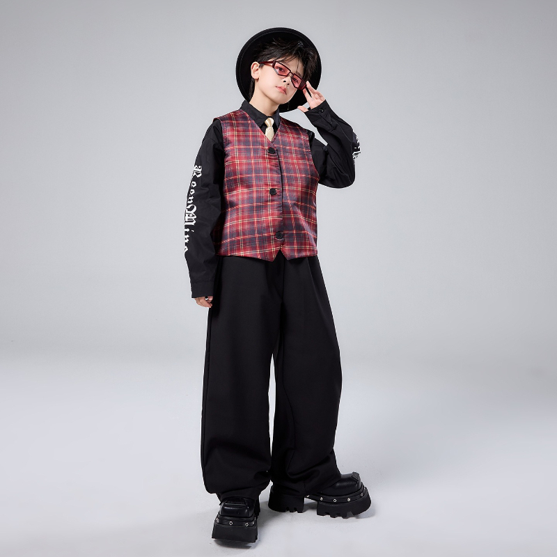 ファッションボーイズストリートウェア服セットクールジャズダン - Street Fashion For Boy のレビューと価格