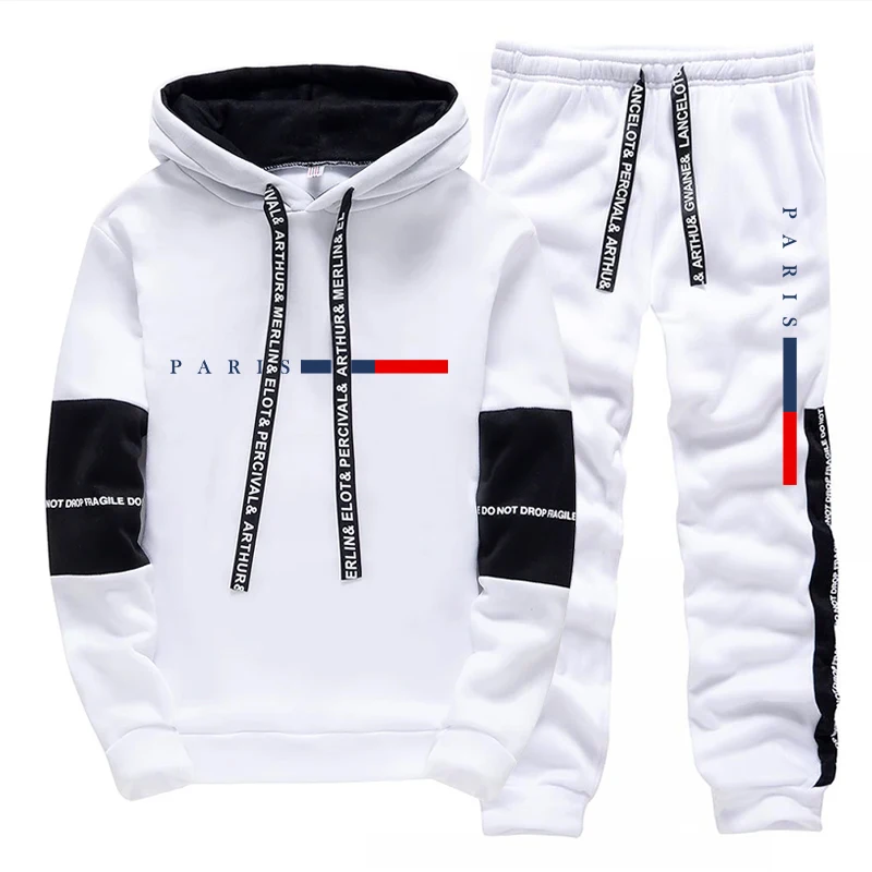 メンズセット/パーカー/パンツ アウトドア ストリート コン - Street Fashion Paris のレビューと価格