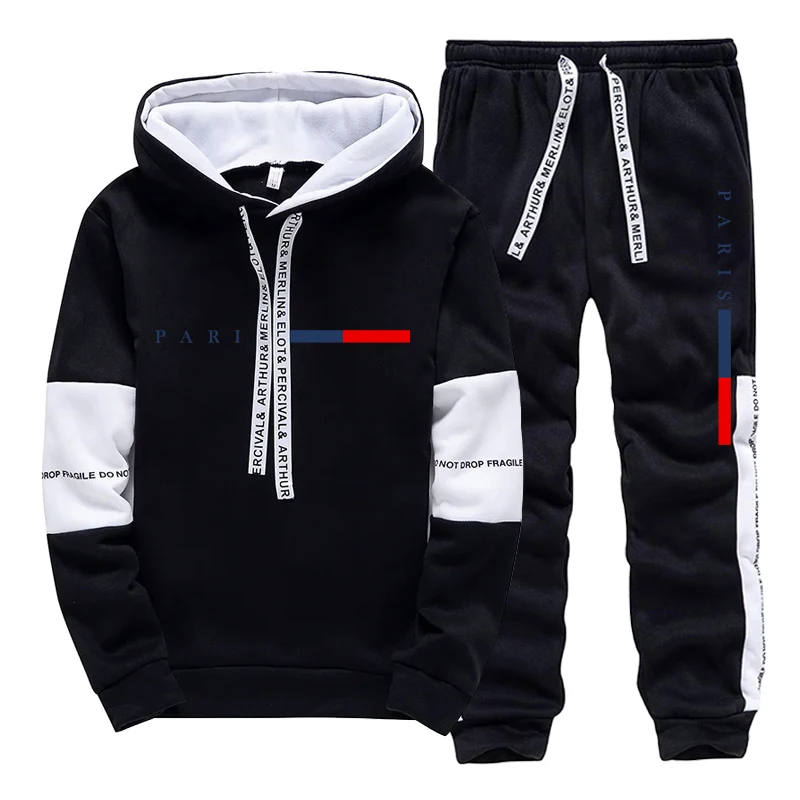 メンズセット/パーカー/パンツ アウトドア ストリート コン - Street Fashion Paris のレビューと価格