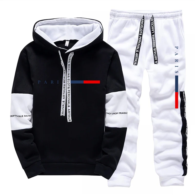 メンズセット/パーカー/パンツ アウトドア ストリート コン - Street Fashion Paris のレビューと価格