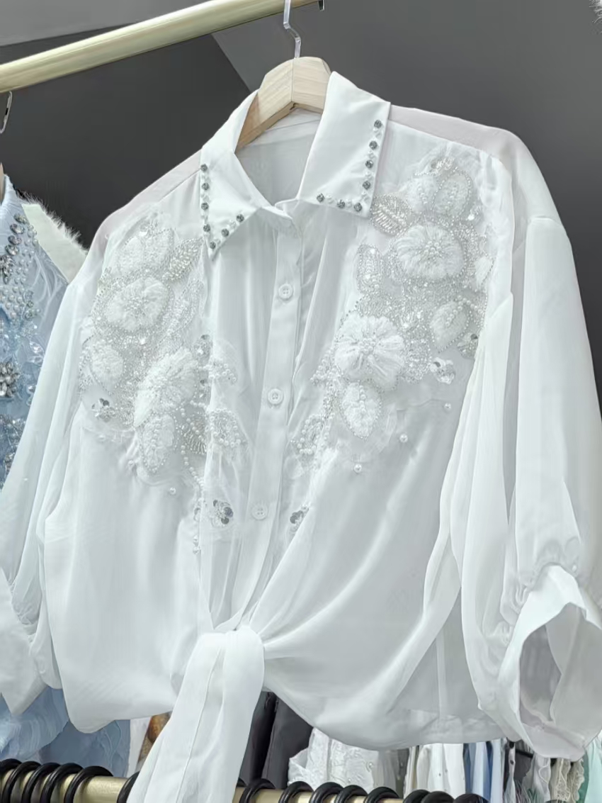 ストリートウェア夏の日焼け止めブラウスシャツ女性用カーディガ - Street Fashion In Korea のレビューと価格