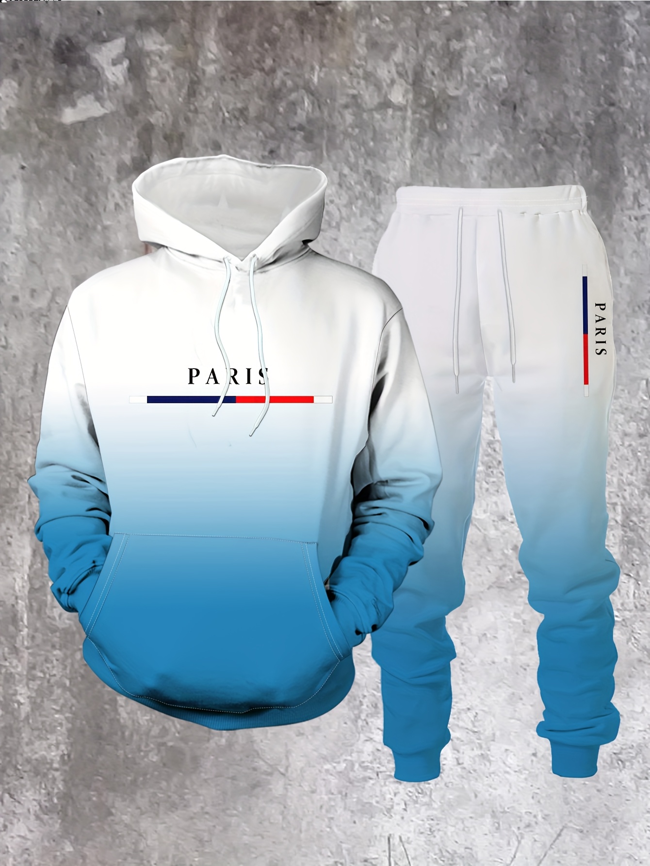 グラデーションカラーパリトラックスーツ衣装メンズストリートフ - Street Fashion Paris のレビューと価格
