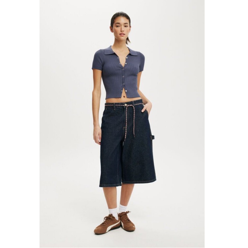 プラスサイズ レディース ルーズ ワイドレッグジーンズ ミッ - Street Fashion Jeans Women のレビューと価格