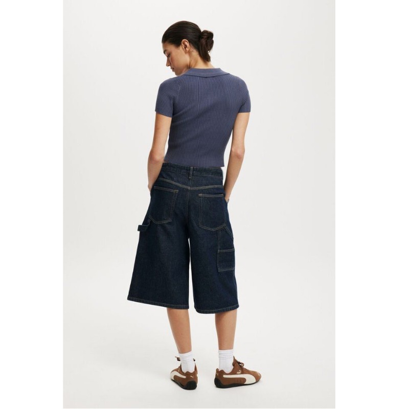 プラスサイズ レディース ルーズ ワイドレッグジーンズ ミッ - Street Fashion Jeans Women のレビューと価格