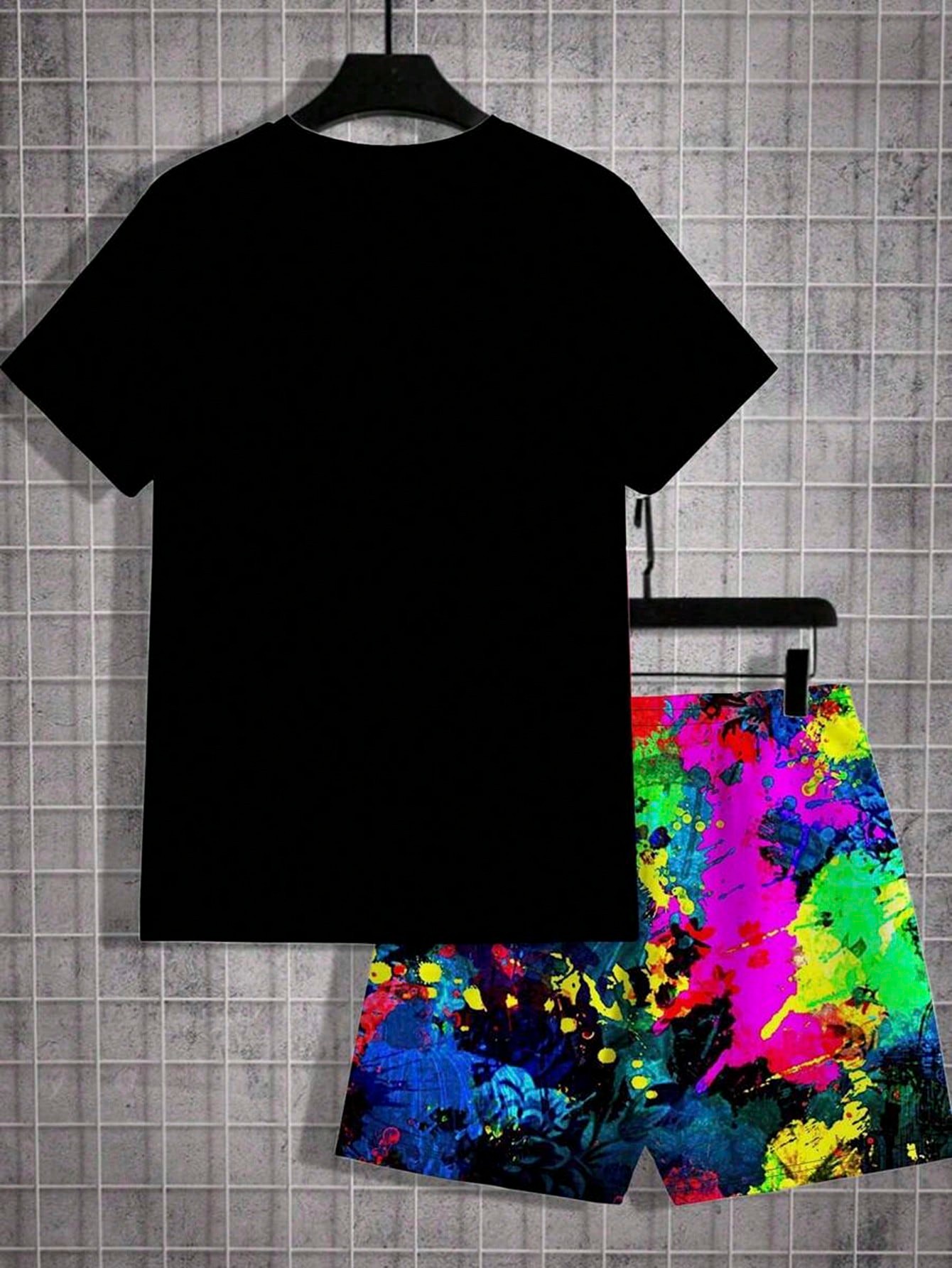 2026年夏新作 メンズ半袖ショートパンツセット 3Dパター - Street Summer Fashion のレビューと価格