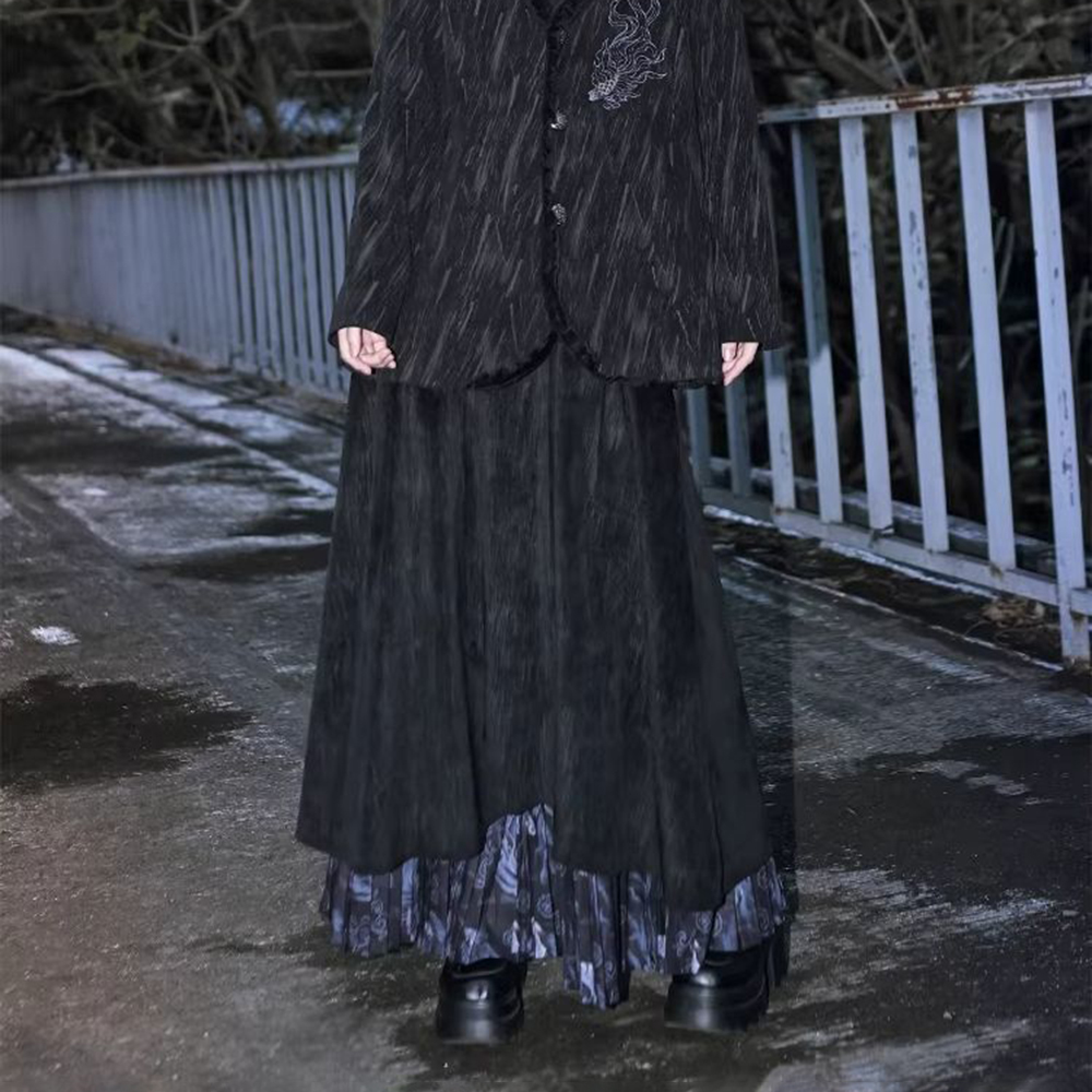 2026 夏新ユニセックスパッチワークスカートパンツ中国のレ - Street Fashion In Chinese のレビューと価格