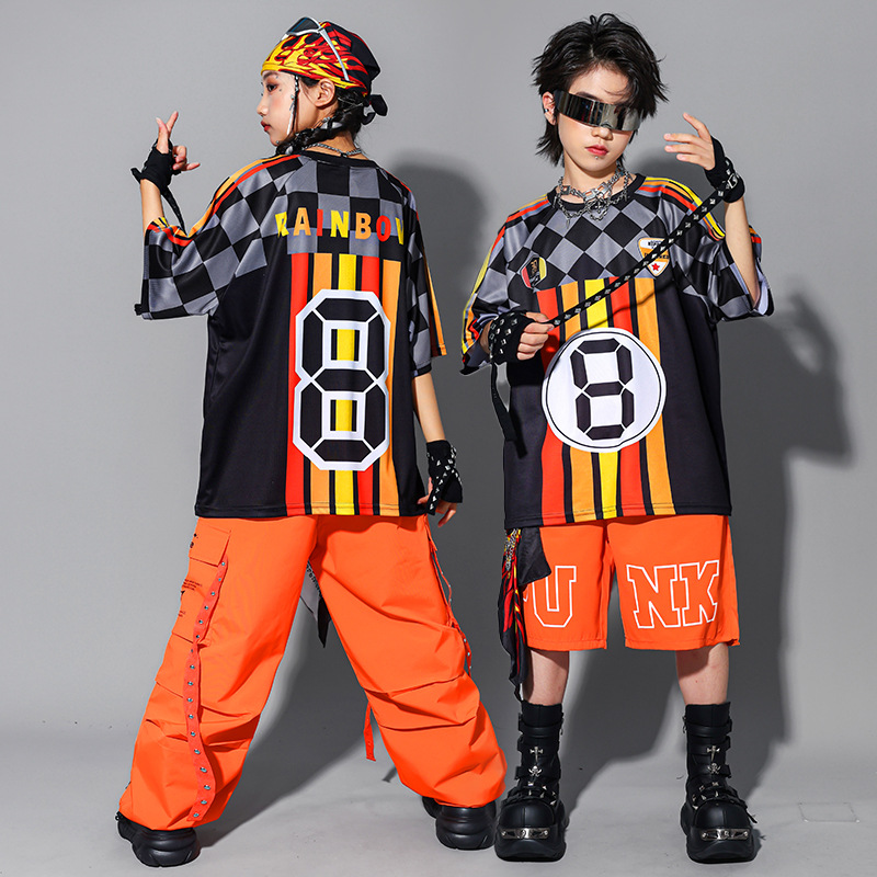 男の子用ヒップホップファッションK-POPストライプトップス - Street Fashion For Boy のレビューと価格