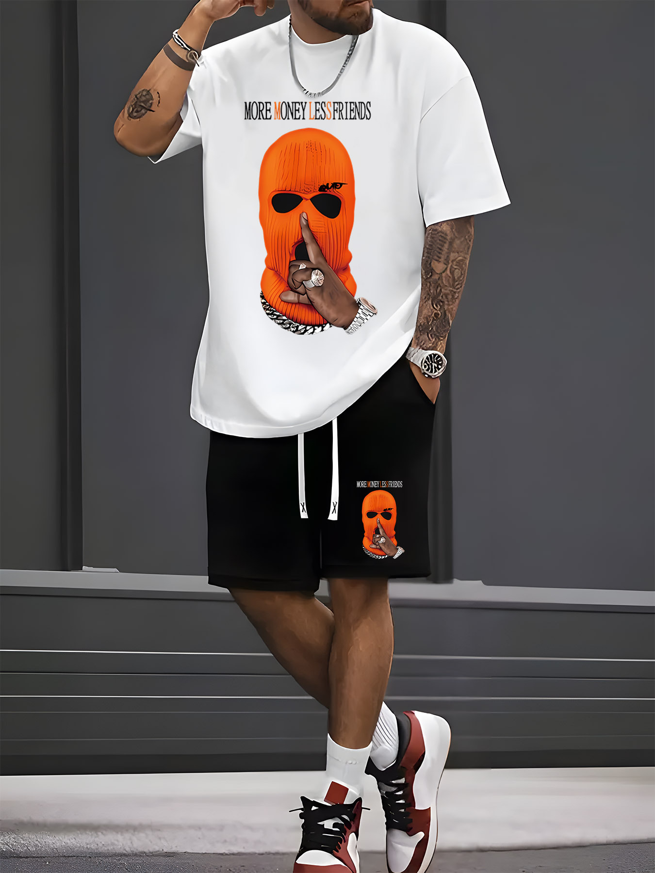 2026年夏新作メンズ半袖ショートパンツセット - ストリー - Street Summer Fashion のレビューと価格