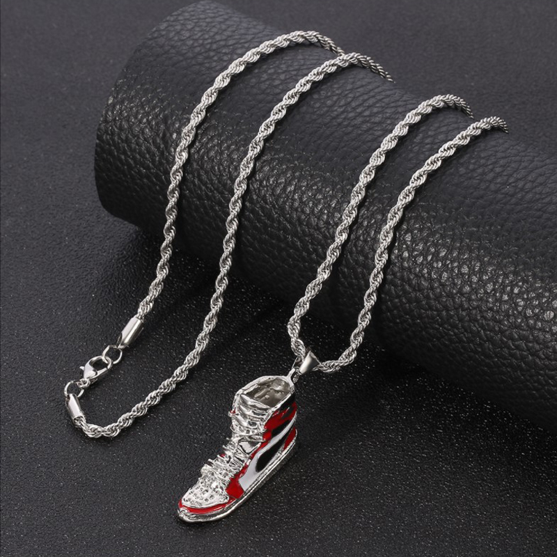 ネックレスヒップホップスタイルのユニセックスミニネックレス, - Fashion Street Singapore のレビューと価格