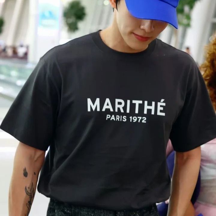 マリテパリ 1972 2026 夏カップルコットン Tシャツ - Street Fashion Paris のレビューと価格