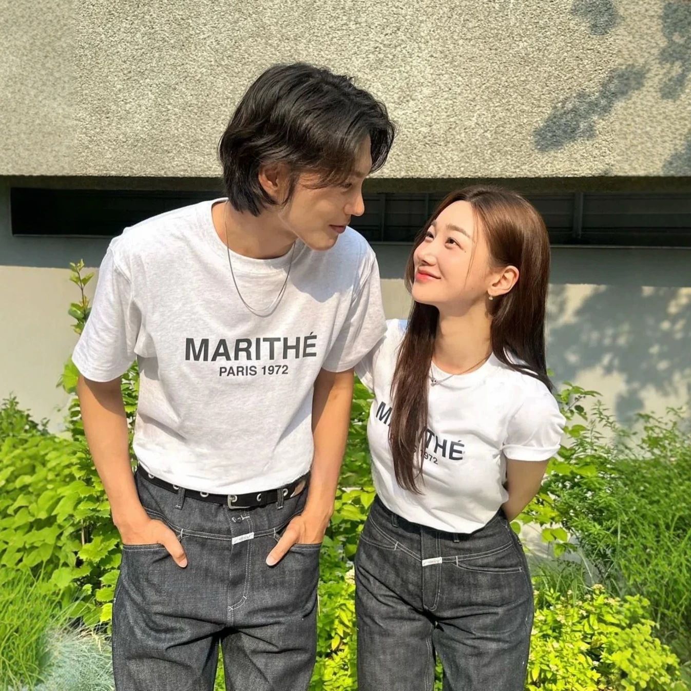 マリテパリ 1972 2026 夏カップルコットン Tシャツ - Street Fashion Paris のレビューと価格