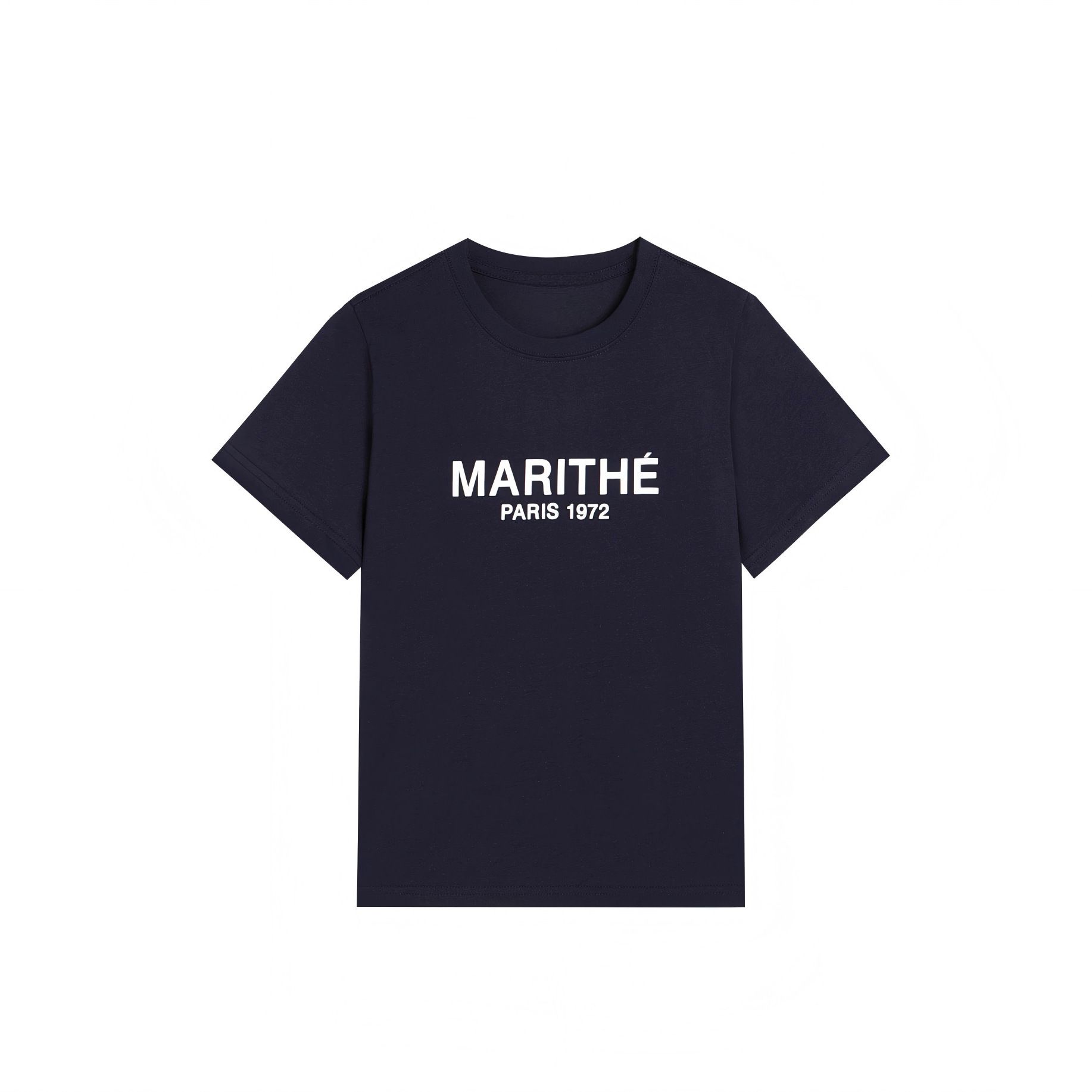 マリテパリ 1972 2026 夏カップルコットン Tシャツ - Street Fashion Paris のレビューと価格